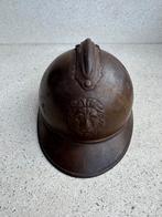 Wo1 Belgische M15 mosterd Adrian helm, Verzamelen, Militaria | Algemeen, Ophalen of Verzenden