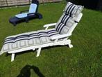 pvc ligstoel, Jardin & Terrasse, Chaises longues, Enlèvement, Comme neuf, Plastique, Réglable