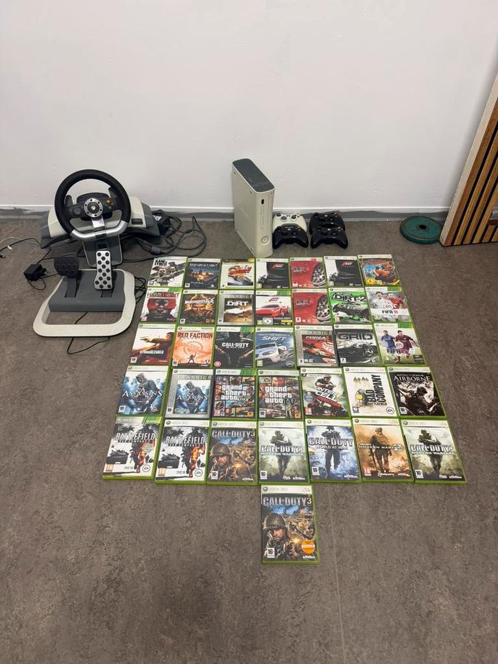 Groot lot xbox 360, Games en Spelcomputers, Spelcomputers | Xbox 360, Zo goed als nieuw, Ophalen