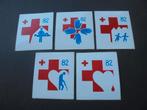 Stickers Rode kruis 1982, Verzamelen, Verzenden, Nieuw, Bedrijf of Vereniging