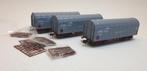 Roco 66125 3-teiliges Set Schiebeplanenwagen der CFL-CARGO, Hobby en Vrije tijd, Modeltreinen | H0, Gelijkstroom, Ophalen of Verzenden