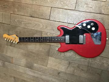 Hofner Colorama II model 164V vinyl red 1962-63 gitaar beschikbaar voor biedingen