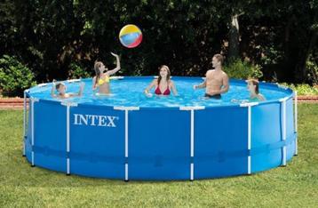 INTEX Zwembad rond, Rond, Enlèvement, Utilisé, 80 à 120 cm