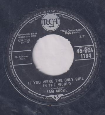 Sam Cooke – If you were the only girl in the world - Single 
