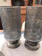 2 stuks landelijke windlichten, Ophalen of Verzenden, Zo goed als nieuw