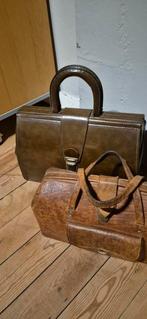 Leren handtas, Antiek en Kunst, Ophalen, Dames