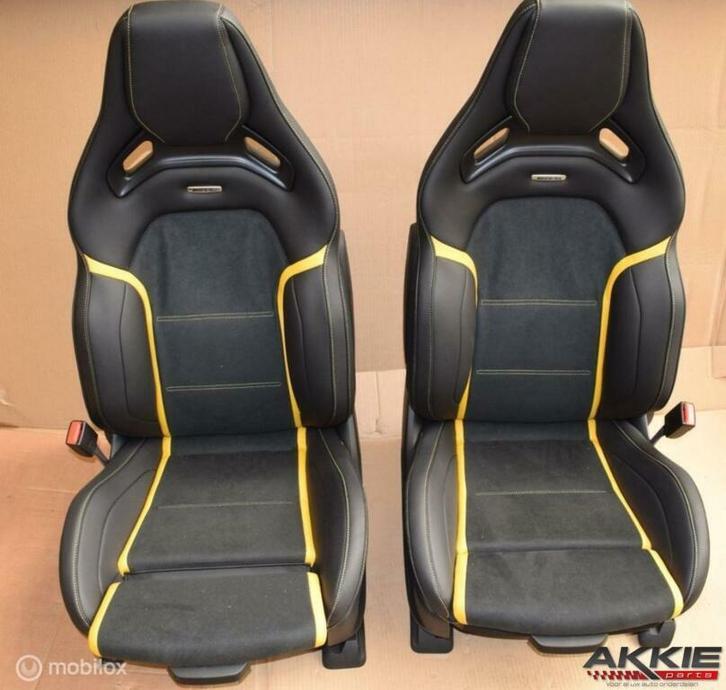 Mercedes CLA 45 AMG kuipstoelen bekledingset C118 ('19->), Auto-onderdelen, Interieur en Bekleding, Mercedes-Benz, Gebruikt, Ophalen of Verzenden