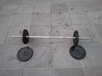 Gewichtheffen Halterset stang met gewichten, Ophalen, Halterset