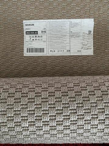Tapijt Morum (IKEA) 130 x 230 cm., Huis en Inrichting, Ophalen, Zo goed als nieuw, Beige