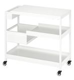 Ikea Trotten roltafel in prima staat (witte versie), Ophalen, Zo goed als nieuw