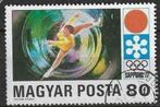 Hongarije 1971 - Yvert 2202 - Olympische Winterspelen (ST), Timbres & Monnaies, Timbres | Europe | Hongrie, Affranchi, Envoi