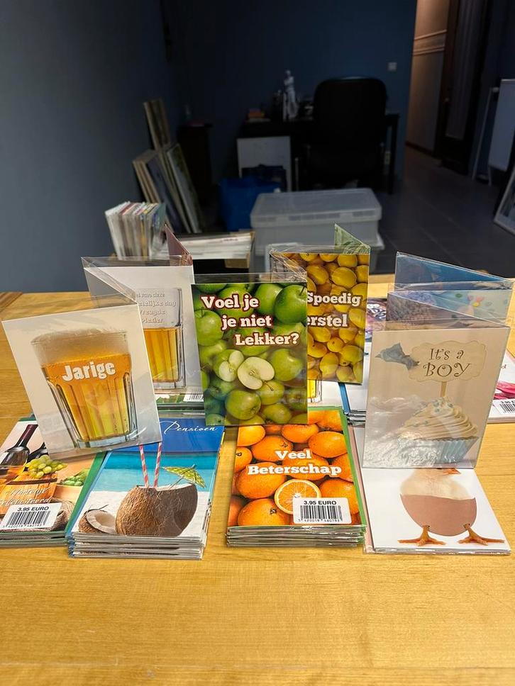 50+ wenskaarten, Diversen, Wenskaarten, Nieuw, Ophalen of Verzenden