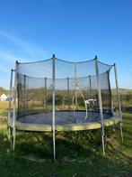 Trampoline rond de 4m20 de diamètre avec filet de sécurité, Enlèvement, Utilisé