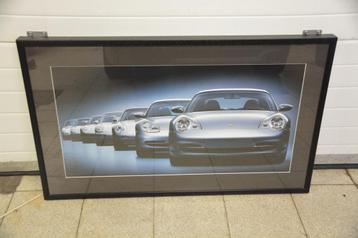 Porsche kunstwerk incl verlichting zeldzaam slechts 911 stuk