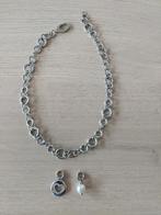 Zilveren ketting met bedeltjes Fossil, Ophalen, Nieuw, Zilver, Zilver