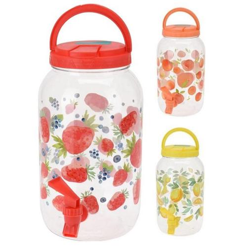 Drankdispenser Fruits 3750 ml, Huis en Inrichting, Keuken | Servies, Nieuw, Overige typen, Overige materialen, Ophalen of Verzenden