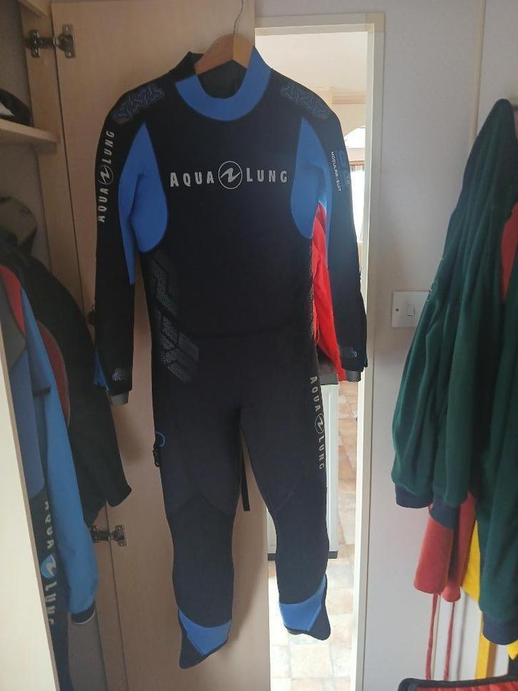 Aqualung 7mm wetsuit, Watersport en Boten, Duiken, Zo goed als nieuw, Duikpak, Ophalen of Verzenden