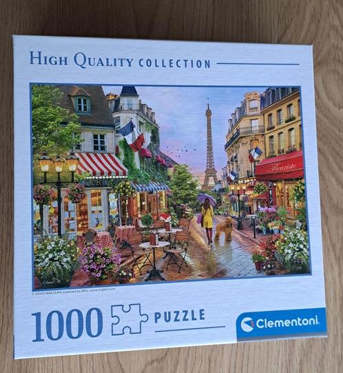 Puzzel Parijs 1.000 stukken, Hobby en Vrije tijd, Denksport en Puzzels, Nieuw, Legpuzzel, 500 t/m 1500 stukjes, Ophalen