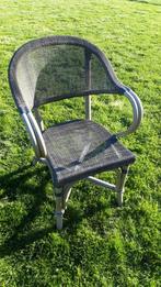 8 degelijke tuinstoelen, Tuin en Terras, Ophalen, Gebruikt, Hout