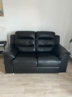 2-zitsbank van 100% leer, Ophalen, Gebruikt, 150 tot 200 cm, Tweepersoons