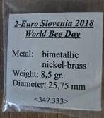 PIECE 2  € COMMEMORATIVE SLOVENIE 2018, Postzegels en Munten, Munten | Europa | Euromunten, Ophalen of Verzenden, 2 euro