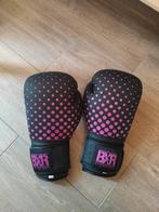 Bokshandschoenen zwart/Roos, Sport en Fitness, Ophalen, Gebruikt, Bokshandschoenen