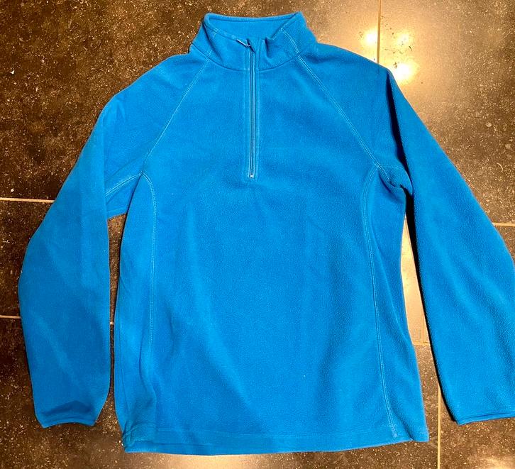 Lichtblauwe fleece halve rits medium herfst lente, Kleding | Dames, Wintersportkleding, Zo goed als nieuw, Ophalen