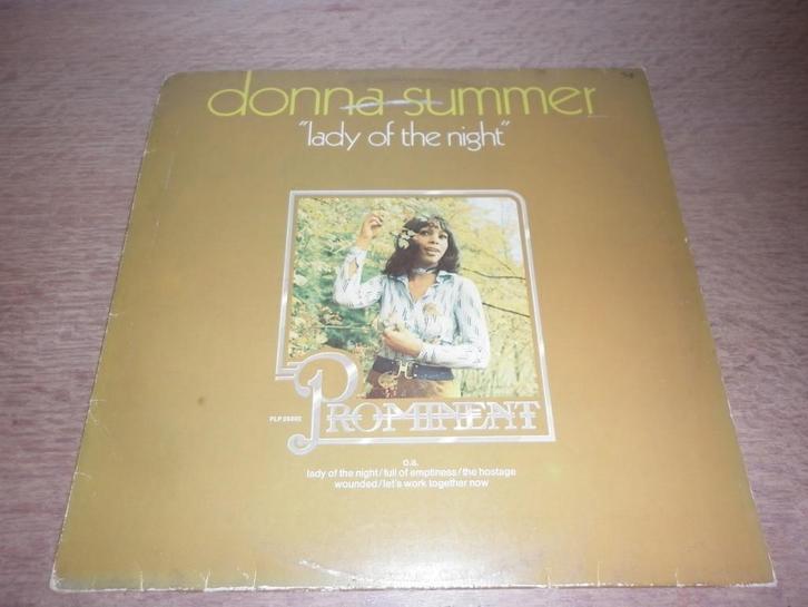 LP Donna Summer - Lady of the night - 1974, Cd's en Dvd's, Vinyl | R&B en Soul, Ophalen of Verzenden