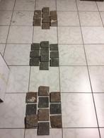 Granieten blokjes 10x10 cm, Doe-het-zelf en Bouw, Ophalen, Zo goed als nieuw