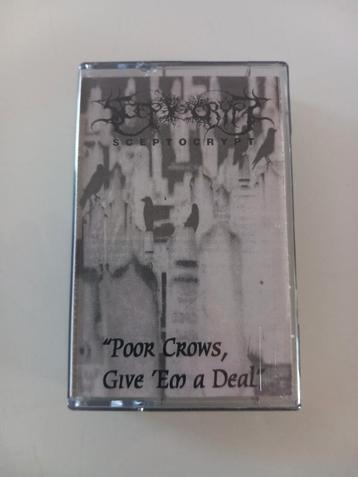 Tape Cassette Sceptocrypt Poor Crows Death Metal Hard Rock beschikbaar voor biedingen