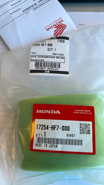 Luchtfilter honda ape beschikbaar voor biedingen