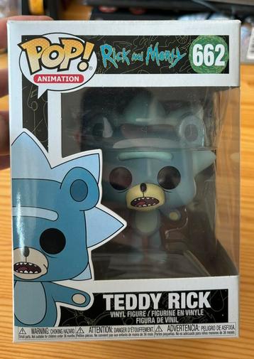 Pop ! Figurine Teddy Rick, Enlèvement, Comme neuf