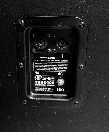 Apart Audio 2 grote woofers en 2 kleinere zie beschrijving!, Enlèvement, Comme neuf, Audio