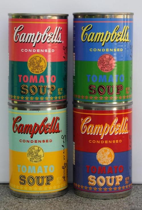 Andy Warhol - Soupe aux tomates Campbell's - Édition limitée, Antiquités & Art, Art | Lithographies & Sérigraphies, Envoi