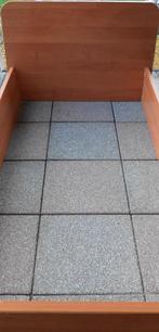 1 x eenpersoonsbed - kersenkleur - 90 x 200 cm + boxspring, Huis en Inrichting, Slaapkamer | Bedden, Ophalen, Gebruikt, 90 cm