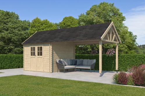 NIEUW cottage tuinhuis met overkapping 3601EXT, Hobby en Vrije tijd, Overige Hobby en Vrije tijd, Nieuw, Verzenden