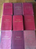 Baedeker reisgidsen van begin 20ste eeuw, 9 stuks, Enlèvement ou Envoi