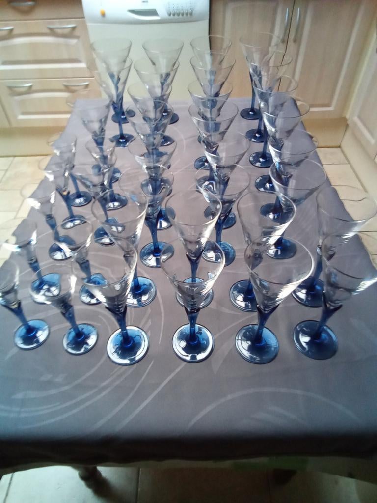 Service de verres, Ophalen, Gebruikt