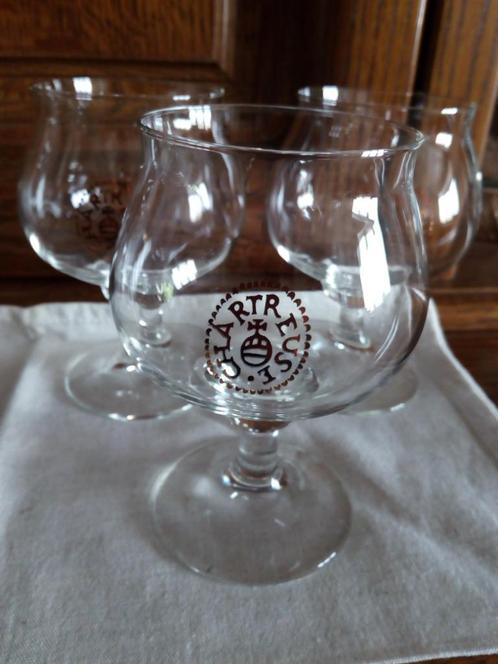 ZEER ZELDZAAM: 6 CHARTREUSE likeurglazen, Antiek en Kunst, Antiek | Glaswerk en Kristal, Ophalen of Verzenden