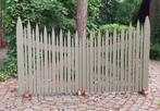 Mooie gelakte houten poort, Jardin & Terrasse, Portes de jardin, Bois, 150 à 200 cm, Enlèvement, 200 cm ou plus