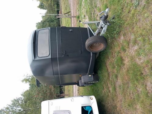 2 paardentrailer, Dieren en Toebehoren, Paarden en Pony's | Trailers en Aanhangwagens, Zo goed als nieuw, 2-paards trailer, Aluminium