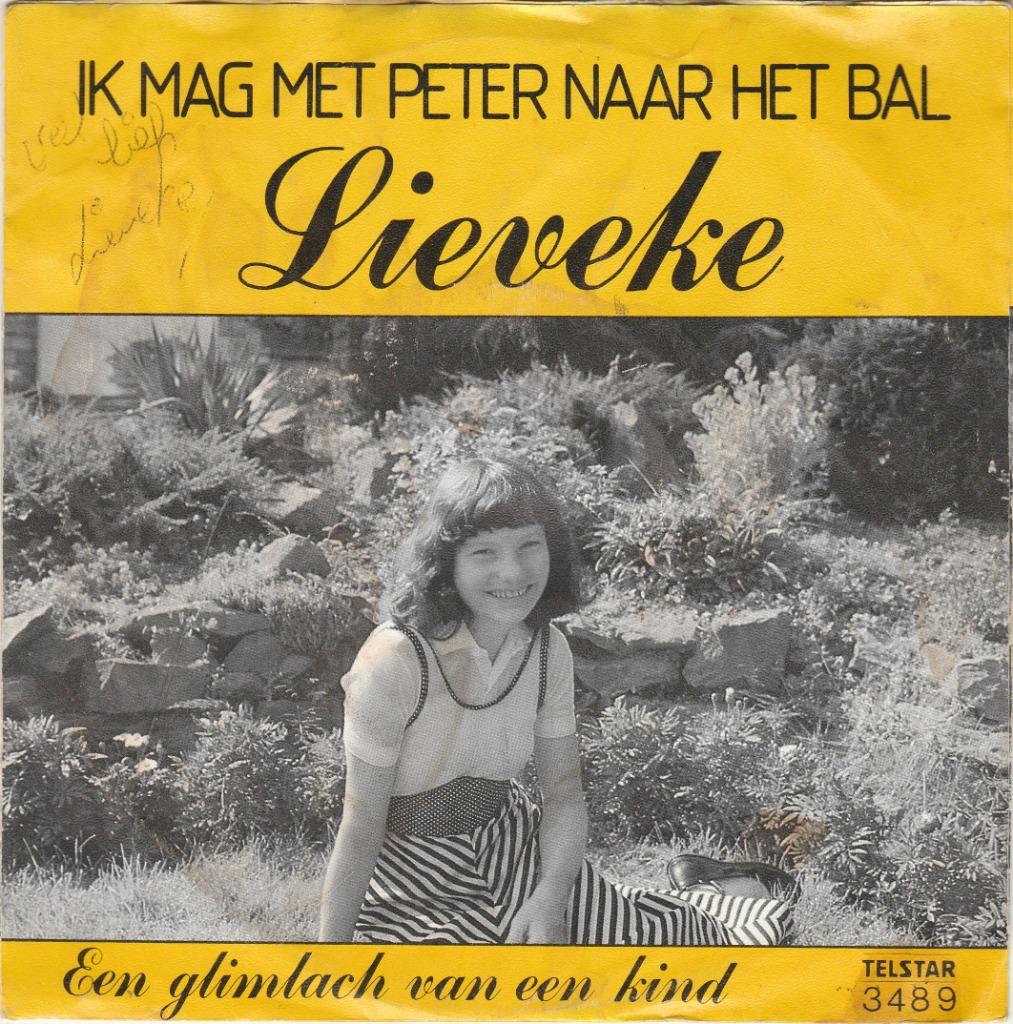 45T: Lieveke: Ik mag met Peter naar het bal   Telstar, CD & DVD, Vinyles | Néerlandophone, Utilisé, Autres formats, Enlèvement ou Envoi