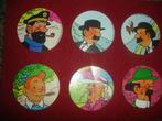 6 autocollants Nutella Tintin 1978 Lombard Hergé, Collections, Bande dessinée ou Dessin animé, Utilisé, Envoi