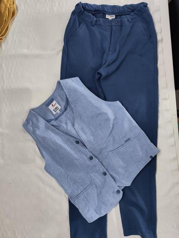 kostuumbroek en gilet, jongens, maat 164, Ophalen, Gebruikt, Setje, Kidz Nation