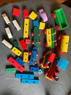 Houten blokken, Kinderen en Baby's, Speelgoed | Houten speelgoed, Ophalen, Zo goed als nieuw