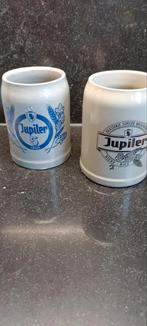 2 oude bierpotten br. JUPILER O. 5 L. NIEUWSTAAT, Enlèvement ou Envoi, Jupiler
