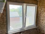 5 PVC-ramen wit - 2 met driedubbel glas - 3 met dubbel glas, Ophalen, Gevelraam of Ruit, Gebruikt, 120 tot 160 cm