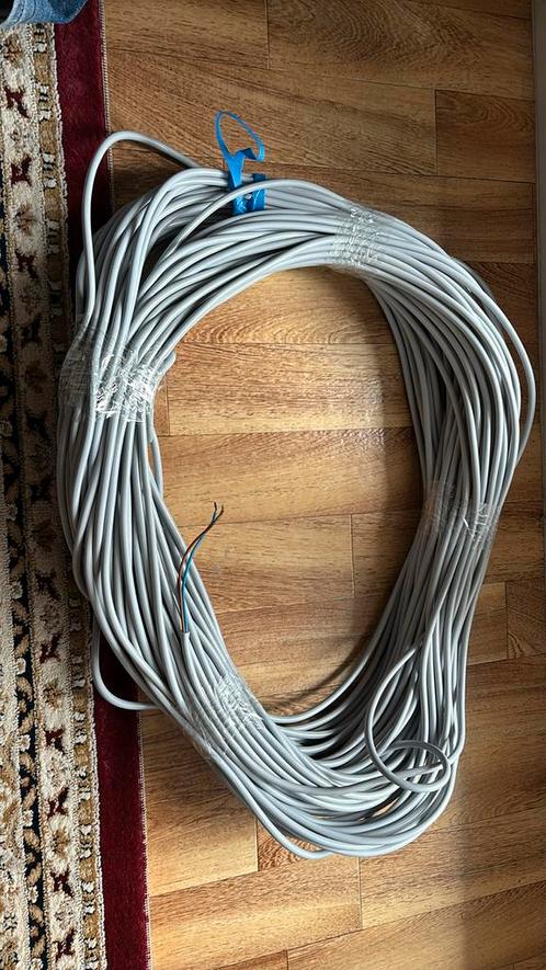 87m H05VV-F 2x1mm² Electrical Cable – New & Unused, Computers en Software, Pc- en Netwerkkabels, Zo goed als nieuw, Ophalen