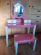 Houten kaptafeltje, roze, Kinderen en Baby's, Ophalen, Gebruikt