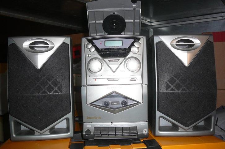 Kleine stereoketen, Audio, Tv en Foto, Stereoketens, Cassettedeck, Cd-speler, Tuner of Radio, Speakers, Ophalen